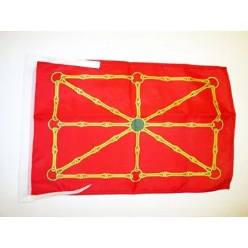 DRAPEAU NAVARRE INDÉPENDENTISTE 45x30cm - PAVILLON RÉGIONALISTE NAVARRAIS - NAVARRA 30 x 45 cm haute qualité