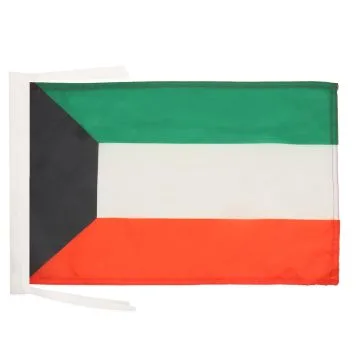 DRAPEAU KOWEÏT 45x30cm - PAVILLON KOWEÏTIEN 30 x 45 cm haute qualité