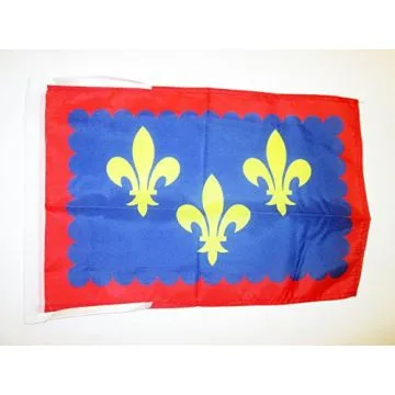 DRAPEAU PROVINCE DU BERRY 45x30cm - PAVILLON BERRI - FRANCE 30 x 45 cm haute qualité