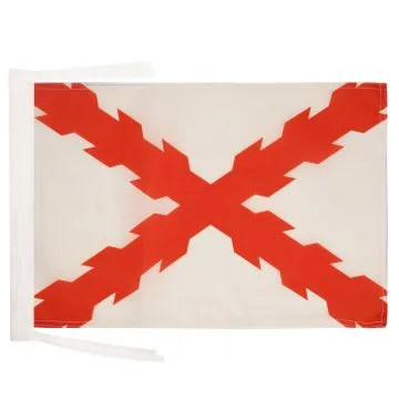 DRAPEAU DUCHÉ DE BOURGOGNE 45x30cm - PAVILLON CROIX BOURGUIGNONNE 30 x 45 cm haute qualité