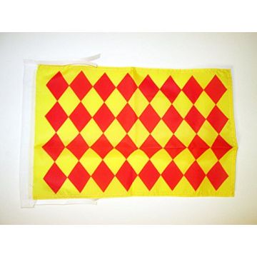 DRAPEAU COMTÉ D\'ANGOUMOIS 45x30cm - PAVILLON PROVINCE FRANÇAISE - FRANCE 30 x 45 cm haute qualité