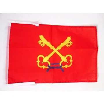 DRAPEAU COMTAT VENAISSIN 45x30cm - PAVILLON PROVINCE FRANCE - VAUCLUSE 30 x 45 cm haute qualité