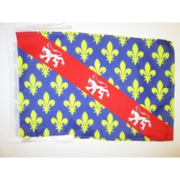 DRAPEAU DÉPARTEMENT DE LA CREUSE 45x30cm - PAVILLON FRANCE 30 x 45 cm haute qualité
