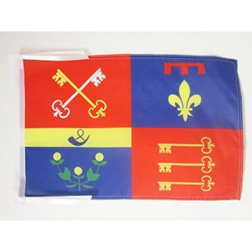 DRAPEAU VAUCLUSE 45x30cm - PAVILLON DÉPARTEMENT FRANÇAIS - PACA 30 x 45 cm haute qualité