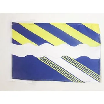 DRAPEAU AISNE 45x30cm - PAVILLON DÉPARTEMENT FRANÇAIS - PICARDIE 30 x 45 cm haute qualité