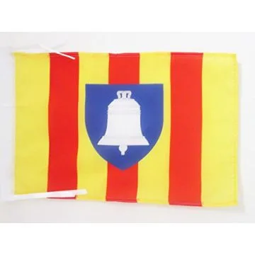 DRAPEAU ARIÈGE 45x30cm - PAVILLON DÉPARTEMENT FRANÇAIS - MIDI-PYRÉNÉES 30 x 45 cm haute qualité