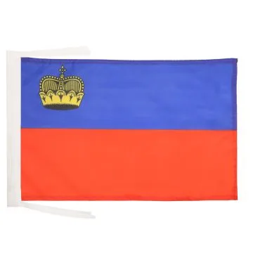 DRAPEAU LIECHTENSTEIN 45x30cm - PAVILLON LIECHTENSTEINOIS 30 x 45 cm haute qualité