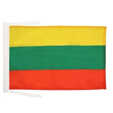 DRAPEAU LITUANIE 45x30cm - PAVILLON LITUANIEN 30 x 45 cm haute qualité