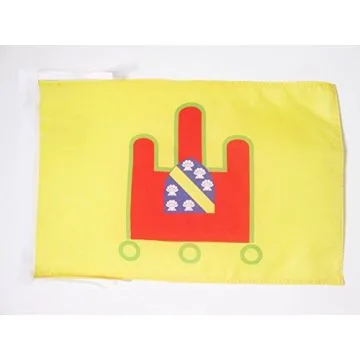 DRAPEAU PUY-DE-DÔME 45x30cm - PAVILLON DÉPARTEMENT FRANÇAIS - AUVERGNE 30 x 45 cm haute qualité