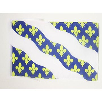 DRAPEAU YVELINES 45x30cm - PAVILLON DÉPARTEMENT FRANÇAIS - ÎLE-DE-FRANCE 30 x 45 cm haute qualité