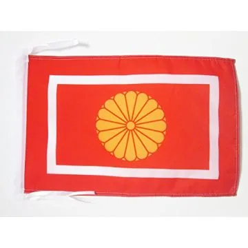 DRAPEAU PRINCE HÉRITIER DU JAPON KOTAISHI 45x30cm - PAVILLON IMPÉRIAL JAPONAIS 30 x 45 cm haute qualité
