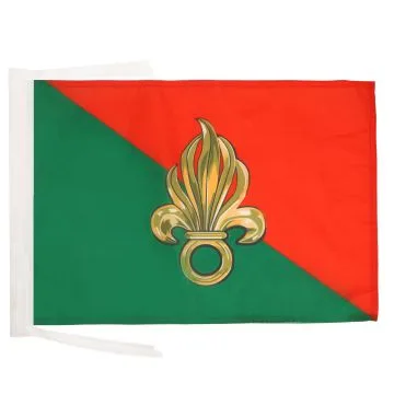 DRAPEAU FRANCE LÉGION ÉTRANGÈRE 45x30cm - PAVILLON ARMÉE FRANÇAISE 30 x 45 cm haute qualité