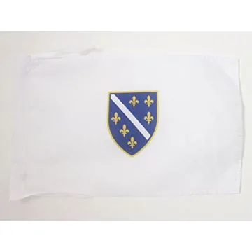 DRAPEAU BOSNIE-HERZÉGOVINE 1992-1998 45x30cm - PAVILLON BOSNIEN ANCIEN 30 x 45 cm haute qualité