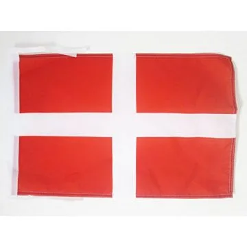 DRAPEAU ORDRE SAINT-JEAN DE JÉRUSALEM 45x30cm - PAVILLON ORDRE DE MALTE - OSM 30 x 45 cm haute qualité