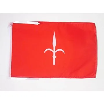 DRAPEAU TERRITOIRE LIBRE DE TRIESTE 1947-1954 45x30cm - PAVILLON TERRITORIO LIBERO DI TRIESTE 30 x 45 cm haute qualité