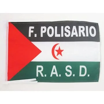 DRAPEAU FRENTE POLISARIO SAHARA OCCIDENTAL 45x30cm - PAVILLON RASD SAHRAOUI 30 x 45 cm haute qualité