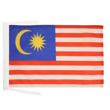 DRAPEAU MALAISIE 45x30cm - PAVILLON MALAISIEN 30 x 45 cm haute qualité