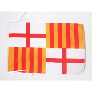 DRAPEAU BARCELONE 45x30cm - PAVILLON VILLE DE BARCELONA 30 x 45 cm haute qualité