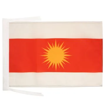 DRAPEAU YESIDI NOUVEAU 45x30cm - PAVILLON YÉZIDISME 30 x 45 cm haute qualité