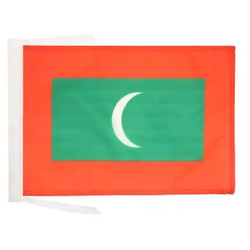 DRAPEAU MALDIVES 45x30cm - PAVILLON MALDIVIEN 30 x 45 cm haute qualité