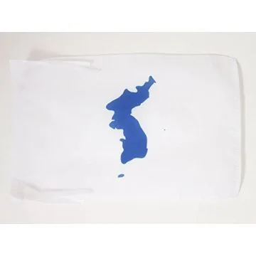 DRAPEAU CORÉE UNIFIÉE 45x30cm - PAVILLON CORÉEN UNI - SUD NORD 30 x 45 cm haute qualité