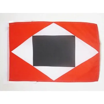 DRAPEAU VENEZUELA GUERRE À MORT 45x30cm - PAVILLON GUERRA A MUERTE DE BOLIVAR 30 x 45 cm haute qualité