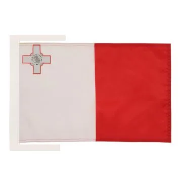 DRAPEAU MALTE 45x30cm - PAVILLON MALTAIS 30 x 45 cm haute qualité