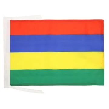 DRAPEAU MAURICE 45x30cm - PAVILLON MAURICIEN 30 x 45 cm haute qualité