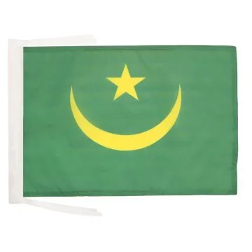 DRAPEAU MAURITANIE 45x30cm - PAVILLON MAURITANIEN 30 x 45 cm haute qualité
