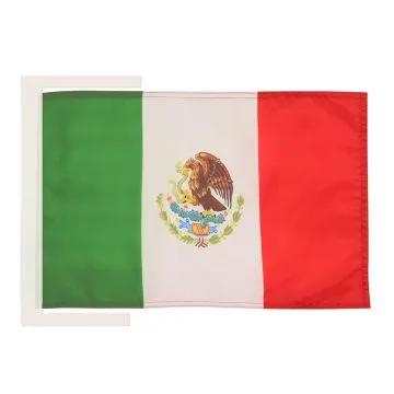 DRAPEAU MEXIQUE 45x30cm - PAVILLON MEXICAIN 30 x 45 cm haute qualité