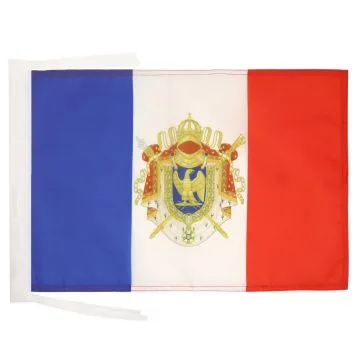 DRAPEAU FRANCE PREMIER EMPIRE 1804-1815 45x30cm - PAVILLON FRANÇAIS - NAPOLEON 30 x 45 cm haute qualité