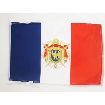 DRAPEAU FRANCE SECOND EMPIRE 1852-1870 45x30cm - PAVILLON FRANÇAIS - NAPOLEON III 30 x 45 cm haute qualité