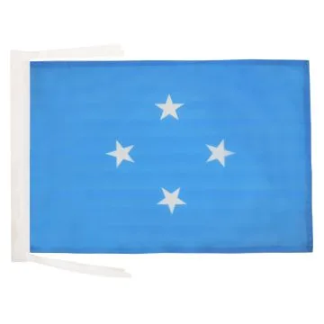 DRAPEAU MICRONÉSIE 45x30cm - PAVILLON MICRONÉSIEN 30 x 45 cm haute qualité