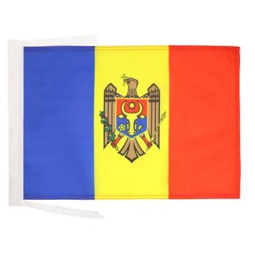 DRAPEAU MOLDAVIE 45x30cm - PAVILLON MOLDAVE 30 x 45 cm haute qualité