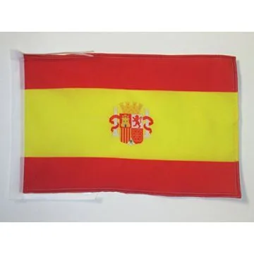 DRAPEAU ESPAGNE NATIONALISTE 1936-1938 45x30cm - PAVILLON NATIONALISTES ESPAGNOLS 30 x 45 cm haute qualité