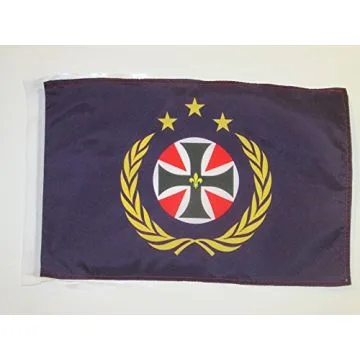 DRAPEAU SAINT EMPIRE EUROPÉEN 45x30cm - PAVILLON UE 30 x 45 cm haute qualité