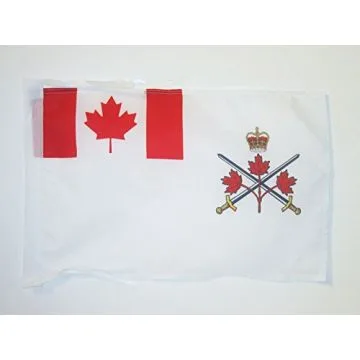 DRAPEAU CANADA ARMÉE CANADIENNE 45x30cm - PAVILLON DE GUERRE CANADIEN 30 x 45 cm haute qualité