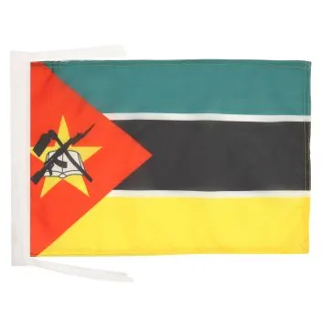 DRAPEAU MOZAMBIQUE 45x30cm - PAVILLON MOZAMBICAIN 30 x 45 cm haute qualité
