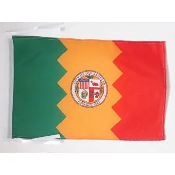 DRAPEAU LOS ANGELES 45x30cm - PAVILLON VILLE DE LOS ANGELES - CALIFORNIE 30 x 45 cm haute qualité
