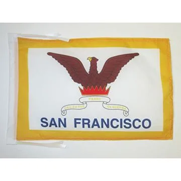 DRAPEAU SAN FRANCISCO 45x30cm - PAVILLON VILLE DE SAN FRANCISCO - CALIFORNIE 30 x 45 cm haute qualité