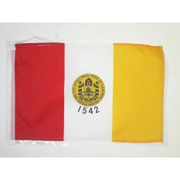 DRAPEAU SAN DIEGO 45x30cm - PAVILLON VILLE DE SAN DIEGO - CALIFORNIE 30 x 45 cm haute qualité