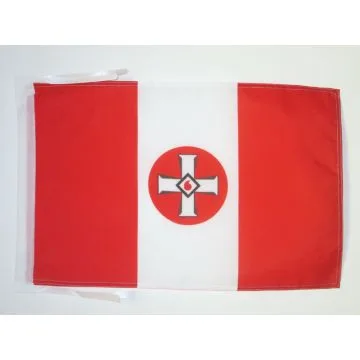 DRAPEAU KU KLUX KLAN 45x30cm - PAVILLON DU KKK 30 x 45 cm haute qualité