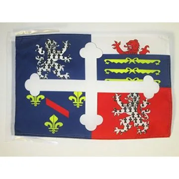 DRAPEAU AIN 45x30cm - PAVILLON DÉPARTEMENT DE L\'AIN 30 x 45 cm haute qualité