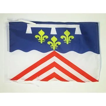 DRAPEAU EURE-ET-LOIR 45x30cm - PAVILLON DÉPARTEMENT EURÉLIEN 30 x 45 cm haute qualité