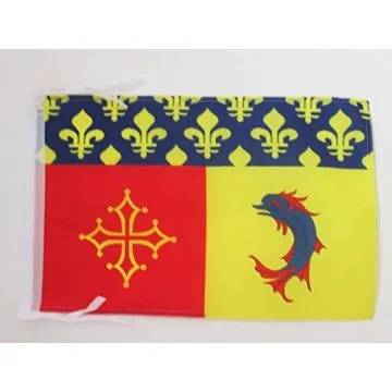 DRAPEAU HAUTES-ALPES 45x30cm - PAVILLON DÉPARTEMENT HAUT-ALPINS 30 x 45 cm haute qualité
