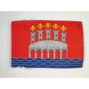 DRAPEAU LOT 45x30cm - PAVILLON DÉPARTEMENT LOTOIS 30 x 45 cm haute qualité