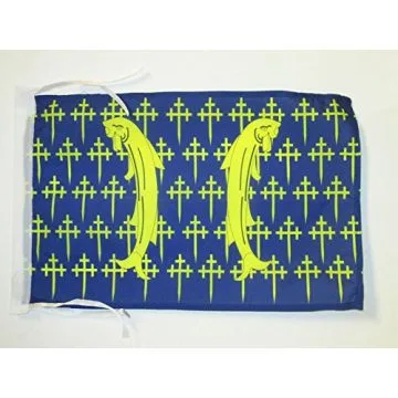 DRAPEAU MEUSE 45x30cm - PAVILLON DÉPARTEMENT MEUSIEN 30 x 45 cm haute qualité