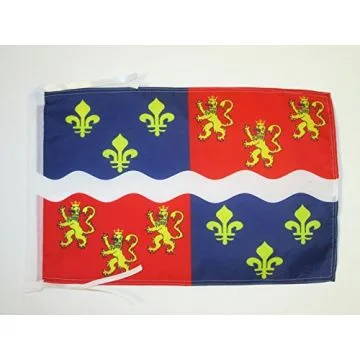 DRAPEAU SOMME 45x30cm - PAVILLON DÉPARTEMENT SAMARIEN 30 x 45 cm haute qualité