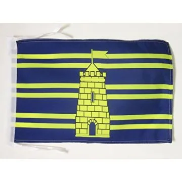 DRAPEAU TERRITOIRE DE BELFORT 45x30cm - PAVILLON DÉPARTEMENT BELFORTAIN 30 x 45 cm haute qualité