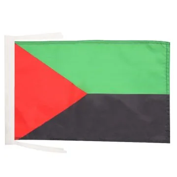 DRAPEAU MARTINIQUE INDÉPÉNDANTISTE 45x30cm - PAVILLON NATIONALISTE MARTINIQUAIS 30 x 45 cm haute qualité